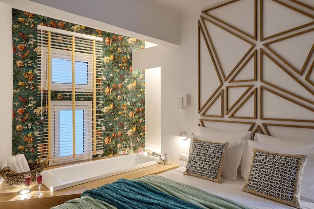 Kaizen Chania - New Central Apartment Just 350M Away With Private Jacuzzi And Free Parking! Chrissi Akti Chania Exterior foto